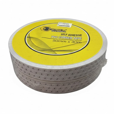 OREX Self Adhesive PVC Corner Tape 2"/50MM X 30M Plastering Corner Bead
